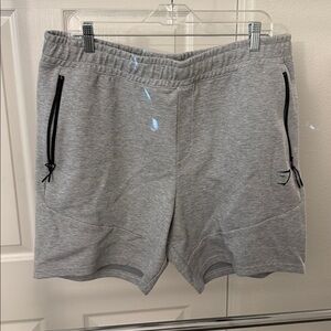 Gymshark Light Gray Drawstring Shorts